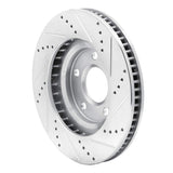 R1 Concepts 1997-2005 Buick Park Avenue Front Left Drilled & Slotted Silver Brake Rotor by R1 Concepts 631-45008L