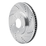 R1 Concepts 1997-2005 Buick Park Avenue Front Right Drilled & Slotted Silver Brake Rotor by R1 Concepts 631-45008R