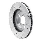 R1 Concepts 1997-2005 Buick Park Avenue Front Right Drilled & Slotted Silver Brake Rotor by R1 Concepts 631-45008R