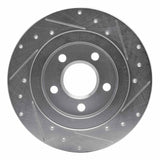 R1 Concepts 1998-2005 Buick Park Avenue Rear Left Drilled & Slotted Silver Brake Rotor by R1 Concepts 631-45009L