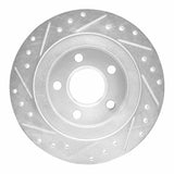 R1 Concepts 1998-2005 Buick Park Avenue Rear Right Drilled & Slotted Silver Brake Rotor by R1 Concepts 631-45009R