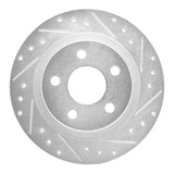R1 Concepts 1998-2005 Buick Park Avenue Rear Right Drilled & Slotted Silver Brake Rotor by R1 Concepts 631-45009R