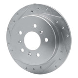 Dynamic Friction 2006-2010 Buick Allure Rear Left Drilled & Slotted Silver Brake Rotor by Dynamic Friction Company 631-45011L