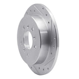 Dynamic Friction 2006-2010 Buick Allure Rear Right Drilled & Slotted Silver Brake Rotor by Dynamic Friction Company 631-45011R