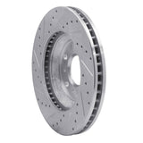 Dynamic Friction 2006-2016 Buick Lucerne Front Right Drilled & Slotted Silver Brake Rotor by Dynamic Friction Company 631-45012R