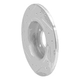 Dynamic Friction 2006-2011 Buick Lucerne Rear Right Drilled & Slotted Silver Brake Rotor by Dynamic Friction Company 631-45013R