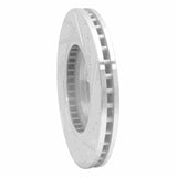Dynamic Friction 2011-2016 Buick LaCrosse Front Left Drilled & Slotted Silver Brake Rotor by Dynamic Friction Company 631-45014L