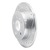 Dynamic Friction 2011-2016 Buick Regal Rear Right Drilled & Slotted Silver Brake Rotor by Dynamic Friction Company 631-45015R