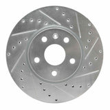 Dynamic Friction 2010-2025 Buick Regal Front Right Drilled & Slotted Silver Brake Rotor by Dynamic Friction Company 631-45016R