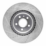Dynamic Friction 2009-2017 Buick Regal Front Right Drilled & Slotted Silver Brake Rotor by Dynamic Friction Company 631-45017R