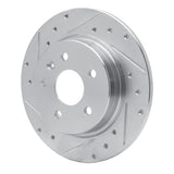 Dynamic Friction 2011-2022 Buick Encore Rear Left Drilled & Slotted Silver Brake Rotor by Dynamic Friction Company 631-45018L