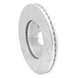 Dynamic Friction 2013-2022 Buick Encore Front Right Drilled & Slotted Silver Brake Rotor by Dynamic Friction Company 631-45020R
