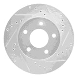 R1 Concepts 01-07 Buick Rendezvous Front Right Drilled & Slotted Silver Brake Rotor by R1 Concepts RNC-631-45021R