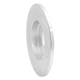 Dynamic Friction 2016-2018 Buick Envision Rear Right Drilled & Slotted Silver Brake Rotor by Dynamic Friction Company 631-45022R