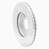 Dynamic Friction 2011-2025 Buick Envista Front Left Drilled & Slotted Silver Brake Rotor by Dynamic Friction Company 631-45045L