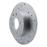 Dynamic Friction 2020-2025 Buick Encore GX Rear Left Drilled & Slotted Silver Brake Rotor by Dynamic Friction Company 631-45047L