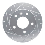 Dynamic Friction 2020-2025 Buick Encore GX Rear Left Drilled & Slotted Silver Brake Rotor by Dynamic Friction Company 631-45047L