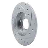 Dynamic Friction 2020-2025 Buick Encore GX Rear Left Drilled & Slotted Silver Brake Rotor by Dynamic Friction Company 631-45047L