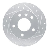 Dynamic Friction 2020-2025 Buick Encore GX Rear Right Drilled & Slotted Silver Brake Rotor by Dynamic Friction Company 631-45047R