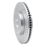R1 Concepts 1997-2001 Cadillac Catera Front Left Drilled & Slotted Silver Brake Rotor by R1 Concepts 631-46000L