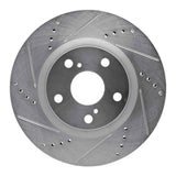 R1 Concepts 1997-2001 Cadillac Catera Front Left Drilled & Slotted Silver Brake Rotor by R1 Concepts 631-46000L