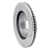 R1 Concepts 1997-2001 Cadillac Catera Front Left Drilled & Slotted Silver Brake Rotor by R1 Concepts 631-46000L