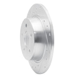 R1 Concepts 1997-2001 Cadillac Catera Rear Left Drilled & Slotted Silver Brake Rotor by R1 Concepts 631-46001L