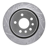 R1 Concepts 2001-2001 Cadillac Catera Rear Left Drilled & Slotted Silver Brake Rotor by R1 Concepts 631-46002L
