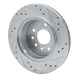 R1 Concepts 2001-2001 Cadillac Catera Rear Left Drilled & Slotted Silver Brake Rotor by R1 Concepts 631-46002L