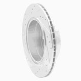 R1 Concepts 2001-2001 Cadillac Catera Rear Right Drilled & Slotted Silver Brake Rotor by R1 Concepts 631-46002R