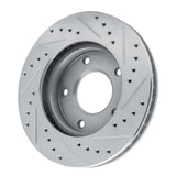 R1 Concepts 1969-1978 Cadillac Eldorado Rear Left/Front Left Drilled & Slotted Silver Brake Rotor by R1 Concepts 631-46004L