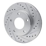 R1 Concepts 1969-1978 Cadillac Eldorado Rear Right/Front Right Drilled & Slotted Silver Brake Rotor by R1 Concepts 631-46004R