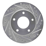 R1 Concepts 1969-1978 Cadillac Eldorado Rear Right/Front Right Drilled & Slotted Silver Brake Rotor by R1 Concepts 631-46004R