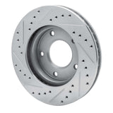 R1 Concepts 1969-1978 Cadillac Eldorado Rear Right/Front Right Drilled & Slotted Silver Brake Rotor by R1 Concepts 631-46004R