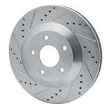 R1 Concepts 1997-9 Cadillac XLR Right Front Drilled & Slotted Silver Brake Rotor by R1 Concepts 631-46008D