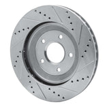 R1 Concepts 1997-9 Cadillac XLR Right Front Drilled & Slotted Silver Brake Rotor by R1 Concepts 631-46008D