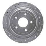 R1 Concepts 1997-2013 Cadillac XLR Rear Left Drilled & Slotted Silver Brake Rotor by R1 Concepts 631-46009L