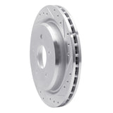 R1 Concepts 1997-2013 Cadillac XLR Rear Right Drilled & Slotted Silver Brake Rotor by R1 Concepts 631-46009R