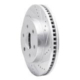 R1 Concepts 1998-1999 Cadillac DeVille Front Right Drilled & Slotted Silver Brake Rotor by R1 Concepts 631-46010R