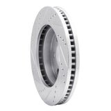 R1 Concepts 1998-1999 Cadillac DeVille Front Right Drilled & Slotted Silver Brake Rotor by R1 Concepts 631-46010R