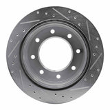 R1 Concepts 2000-2011 Cadillac DTS Rear Left Drilled & Slotted Silver Brake Rotor by R1 Concepts 631-46011L
