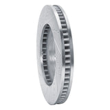 Dynamic Friction 2003-2007 Cadillac CTS Front Right Drilled & Slotted Silver Brake Rotor by Dynamic Friction Company 631-46012R