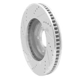 Dynamic Friction 2003-2008 Cadillac CTS Front Right Drilled & Slotted Silver Brake Rotor by Dynamic Friction Company 631-46013R