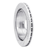 Dynamic Friction 2003-2011 Cadillac STS Rear Right Drilled & Slotted Silver Brake Rotor by Dynamic Friction Company 631-46014R