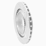 Dynamic Friction 2004-2011 Cadillac STS Rear Left Drilled & Slotted Silver Brake Rotor by Dynamic Friction Company 631-46016L