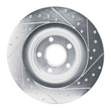 R1 Concepts 05-13 Chevrolet Corvette Front Left Drilled & Slotted Silver Brake Rotor by R1 Concepts RNC-631-46019L