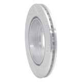 Dynamic Friction 2005-2011 Cadillac STS Rear Left Drilled & Slotted Silver Brake Rotor by Dynamic Friction Company 631-46020L