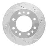 Dynamic Friction 2006-2011 Cadillac DTS Front Right Drilled & Slotted Silver Brake Rotor by Dynamic Friction Company 631-46023R