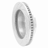 Dynamic Friction 2006-2011 Cadillac DTS Front Right Drilled & Slotted Silver Brake Rotor by Dynamic Friction Company 631-46023R
