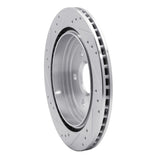 Dynamic Friction 2008-2019 Cadillac CTS Rear Right Drilled & Slotted Silver Brake Rotor by Dynamic Friction Company 631-46024R